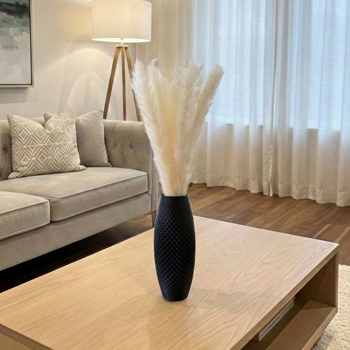 Vase décoratif texturé – Motif organique